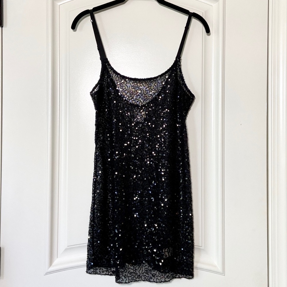 Intimately Free People Sheer Sequin Slip Dress